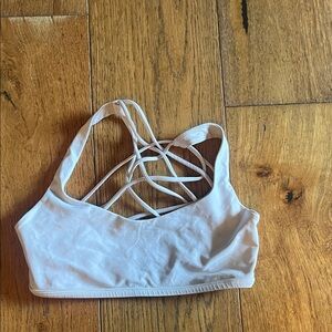Lululemon Athletica White Strappy Sports Bra
